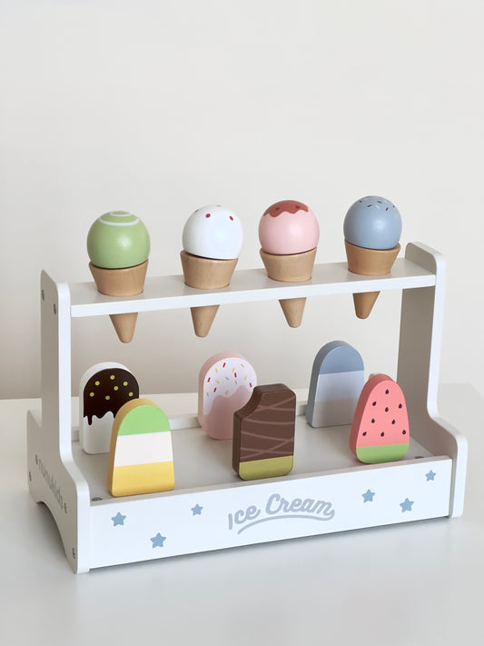 Wooden Ice Cream Stand Play set