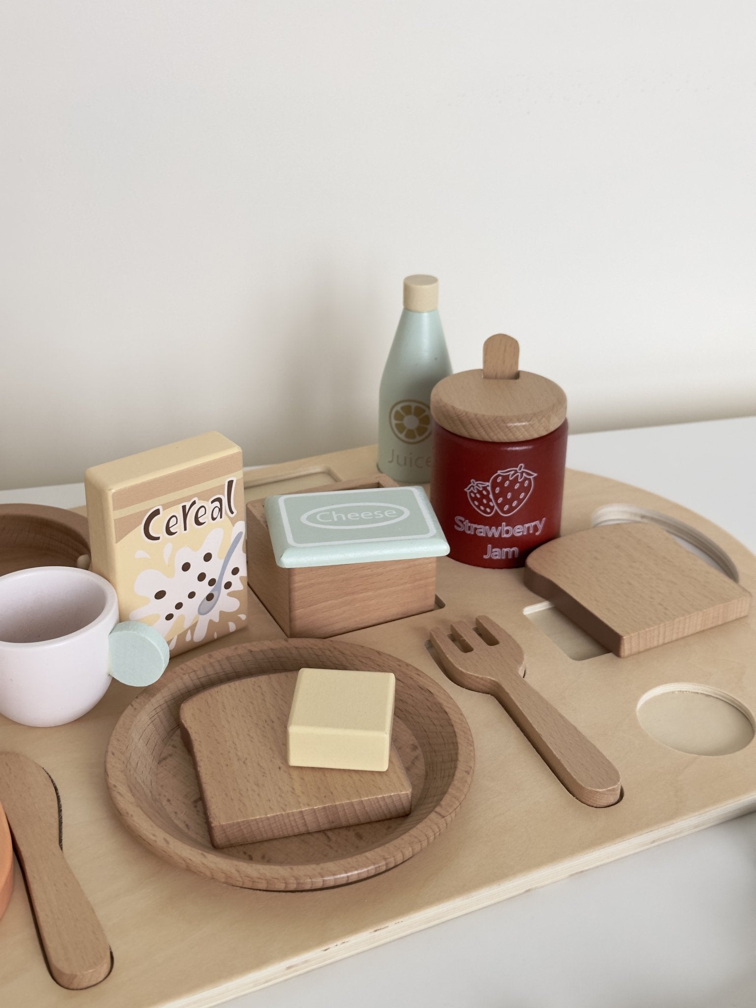 Wooden Breakfast Play Set