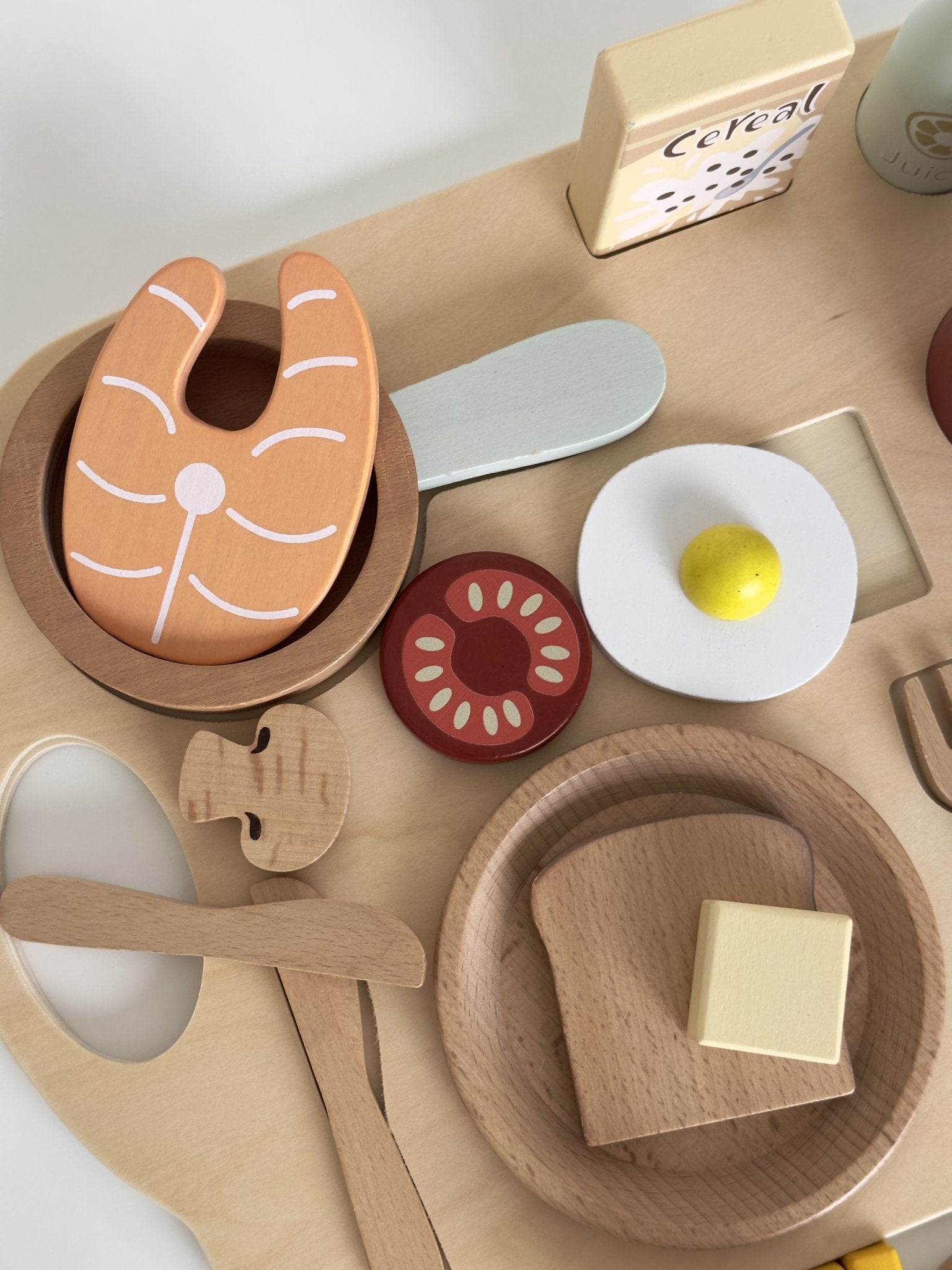 Wooden Breakfast Play Set