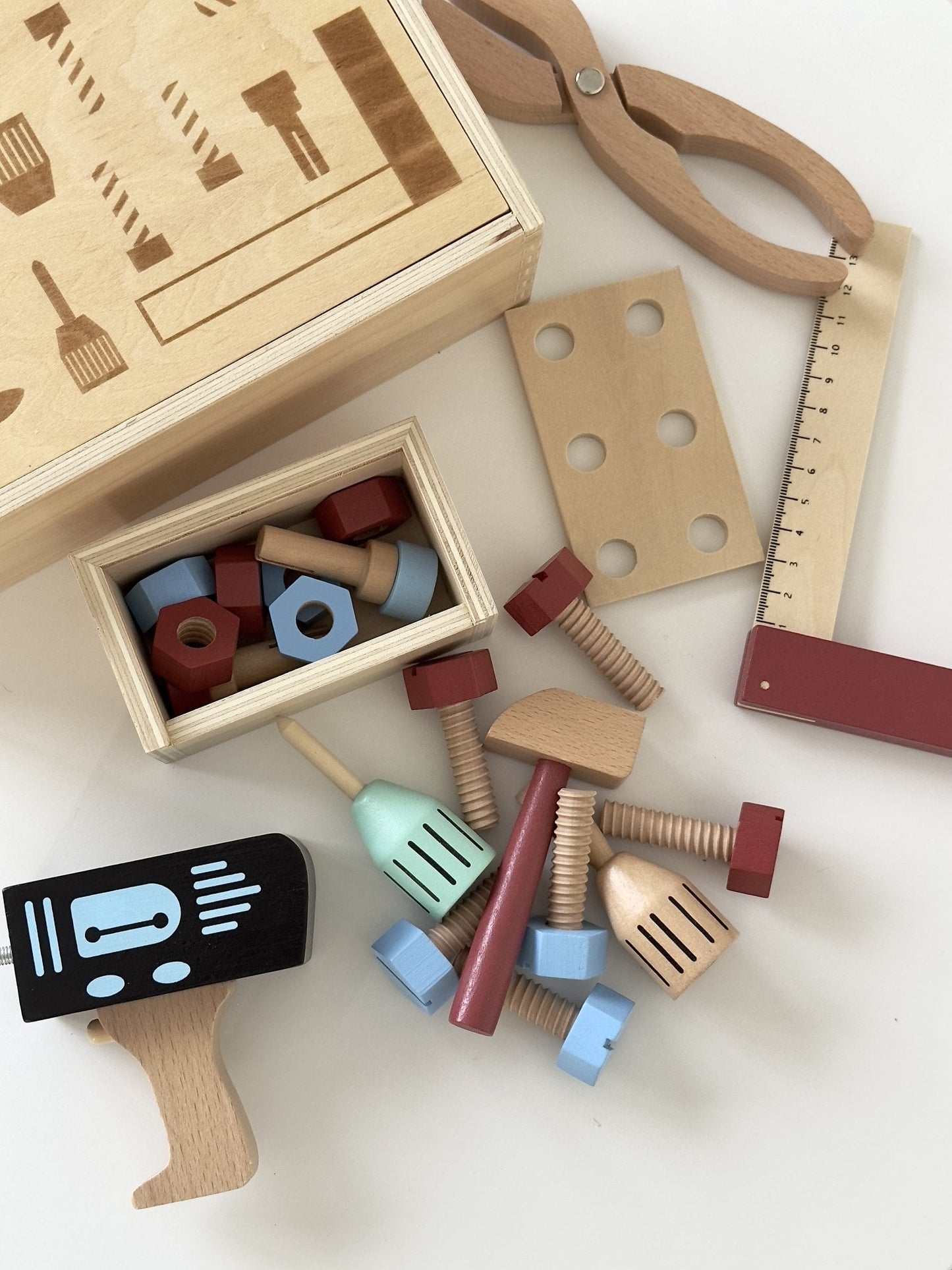 Wooden Tool Bench Play Set