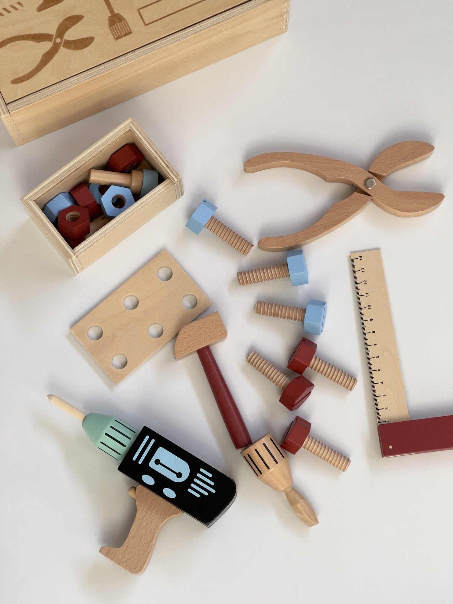 Wooden Tool Bench Play Set