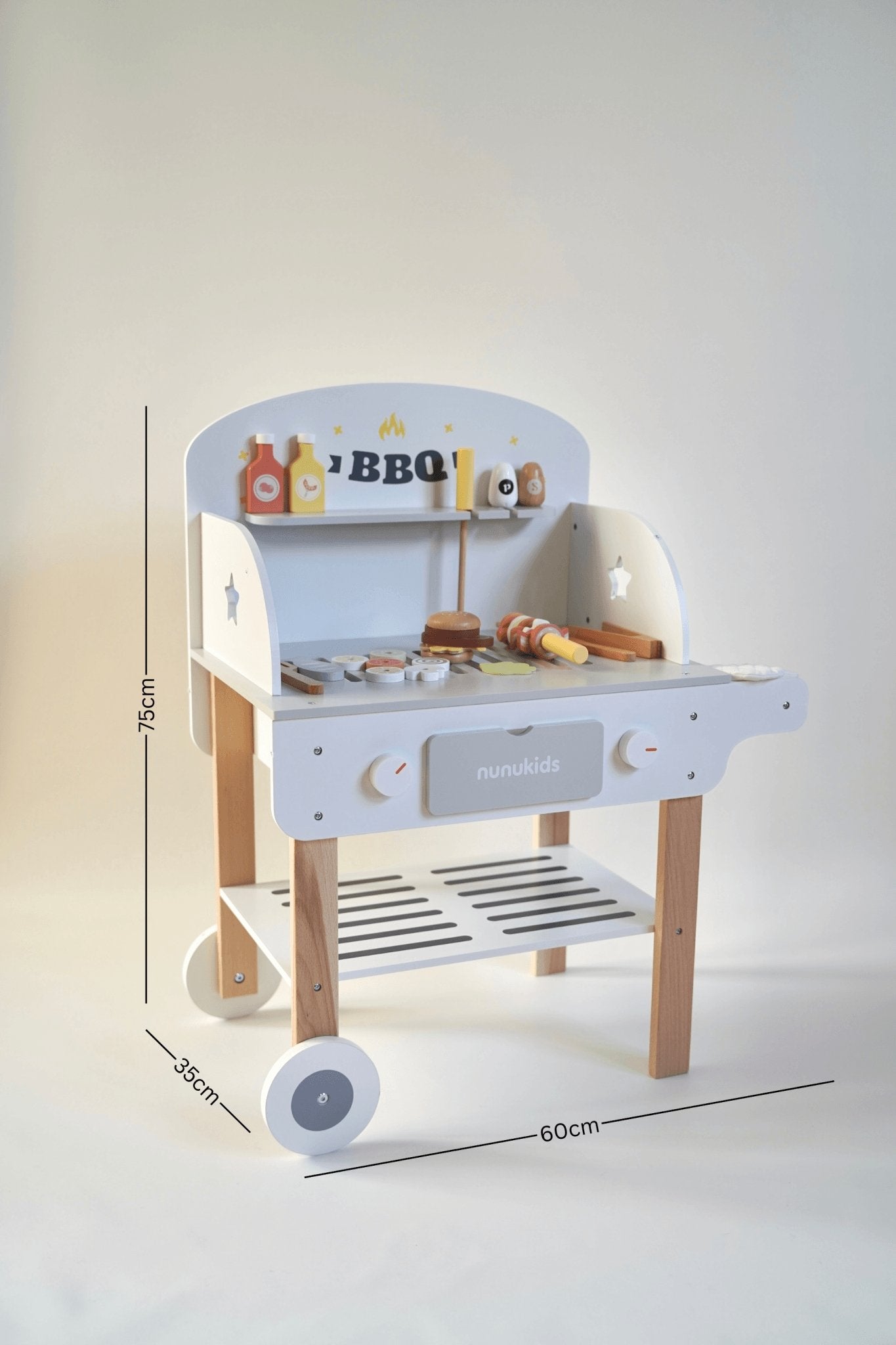 Wooden BBQ Play Set