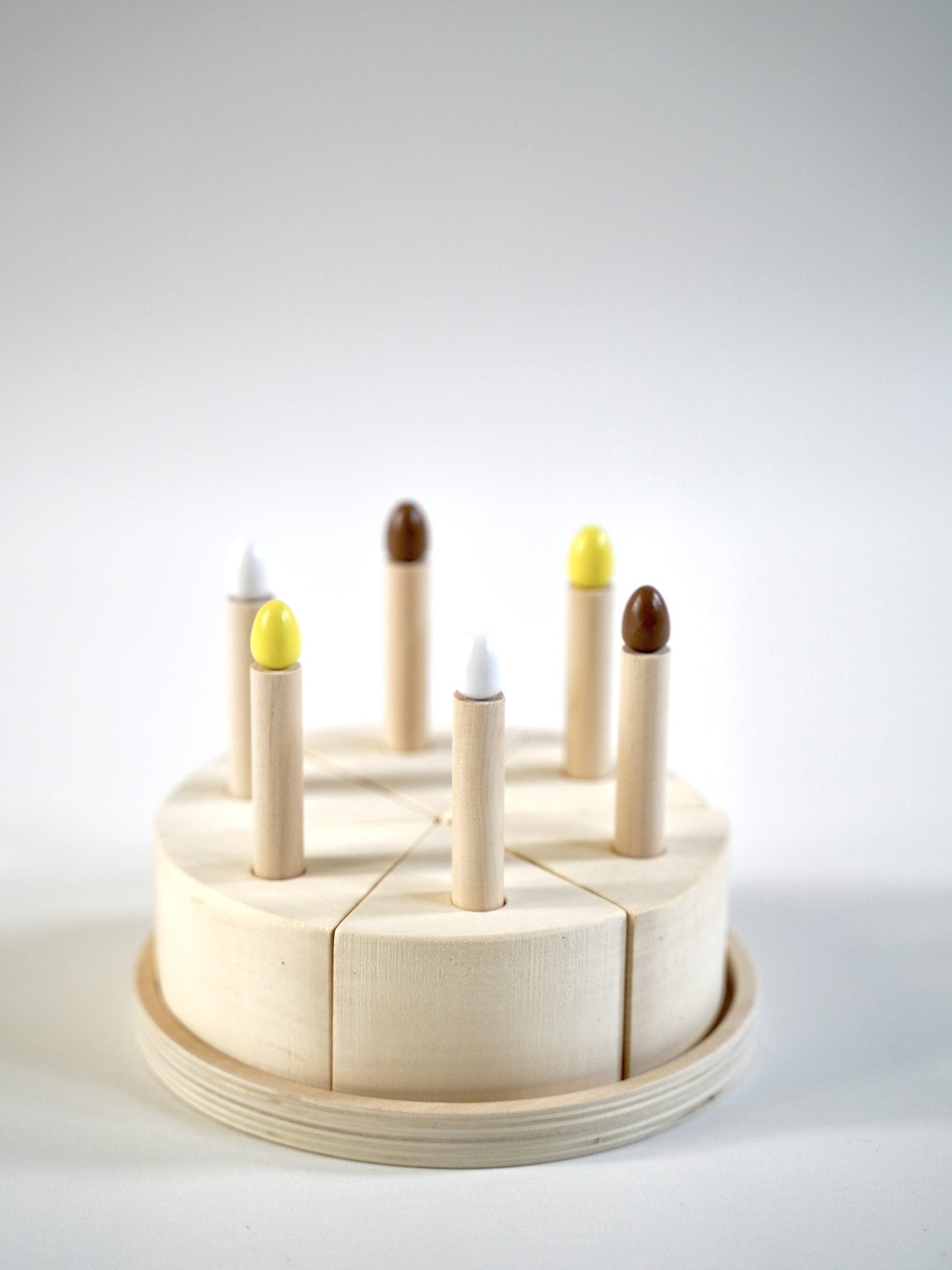 Wooden Birthday Cake Playset