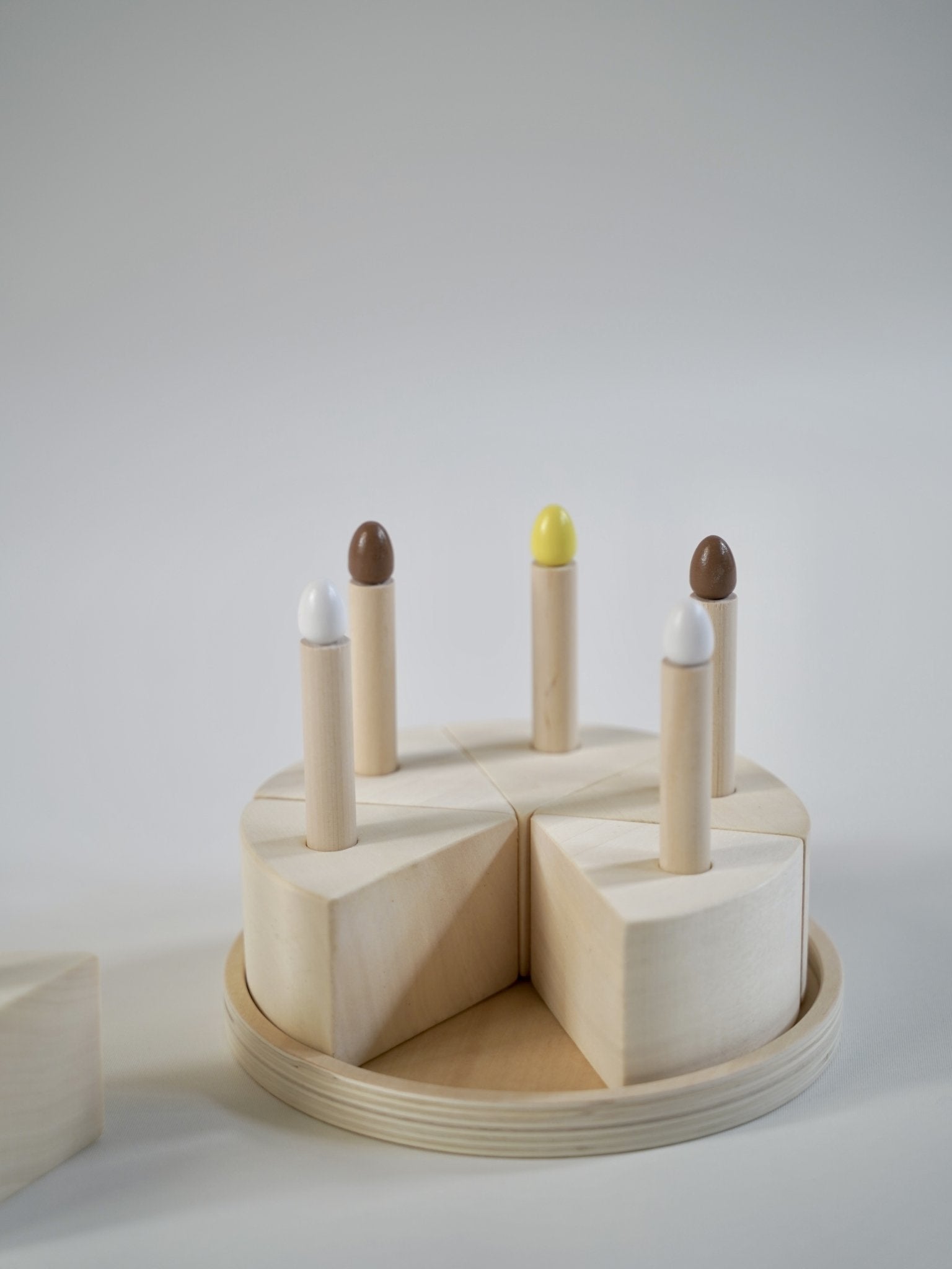 Wooden Birthday Cake Playset