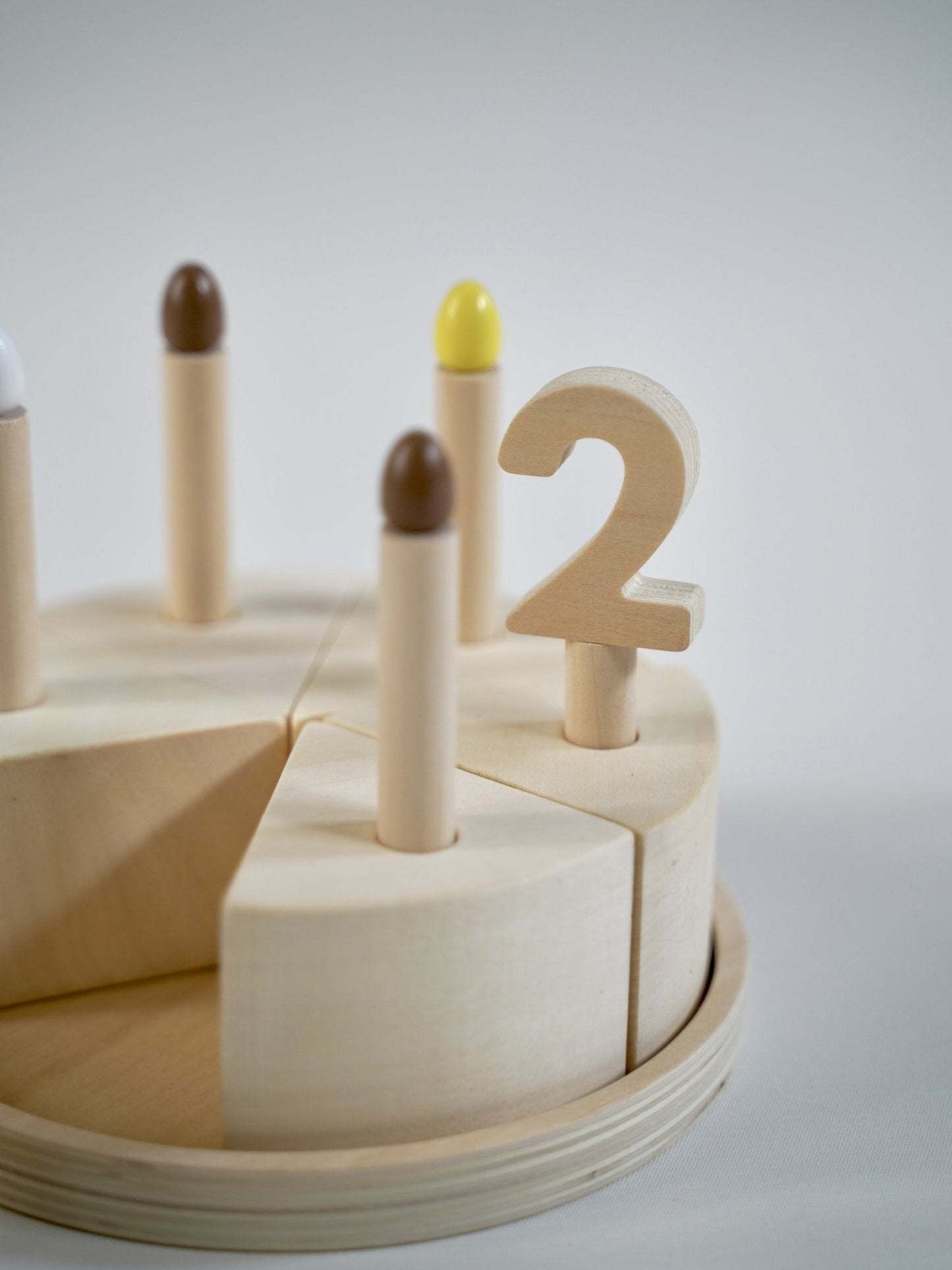 Wooden Birthday Cake Playset