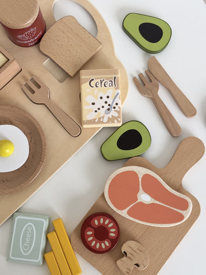 Wooden Breakfast Play Set