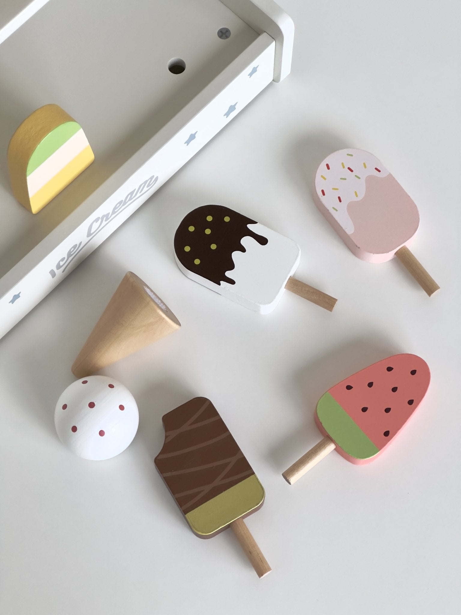 Wooden Ice Cream Stand Play set