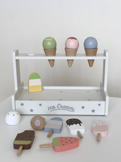 Wooden Ice Cream Stand Play set