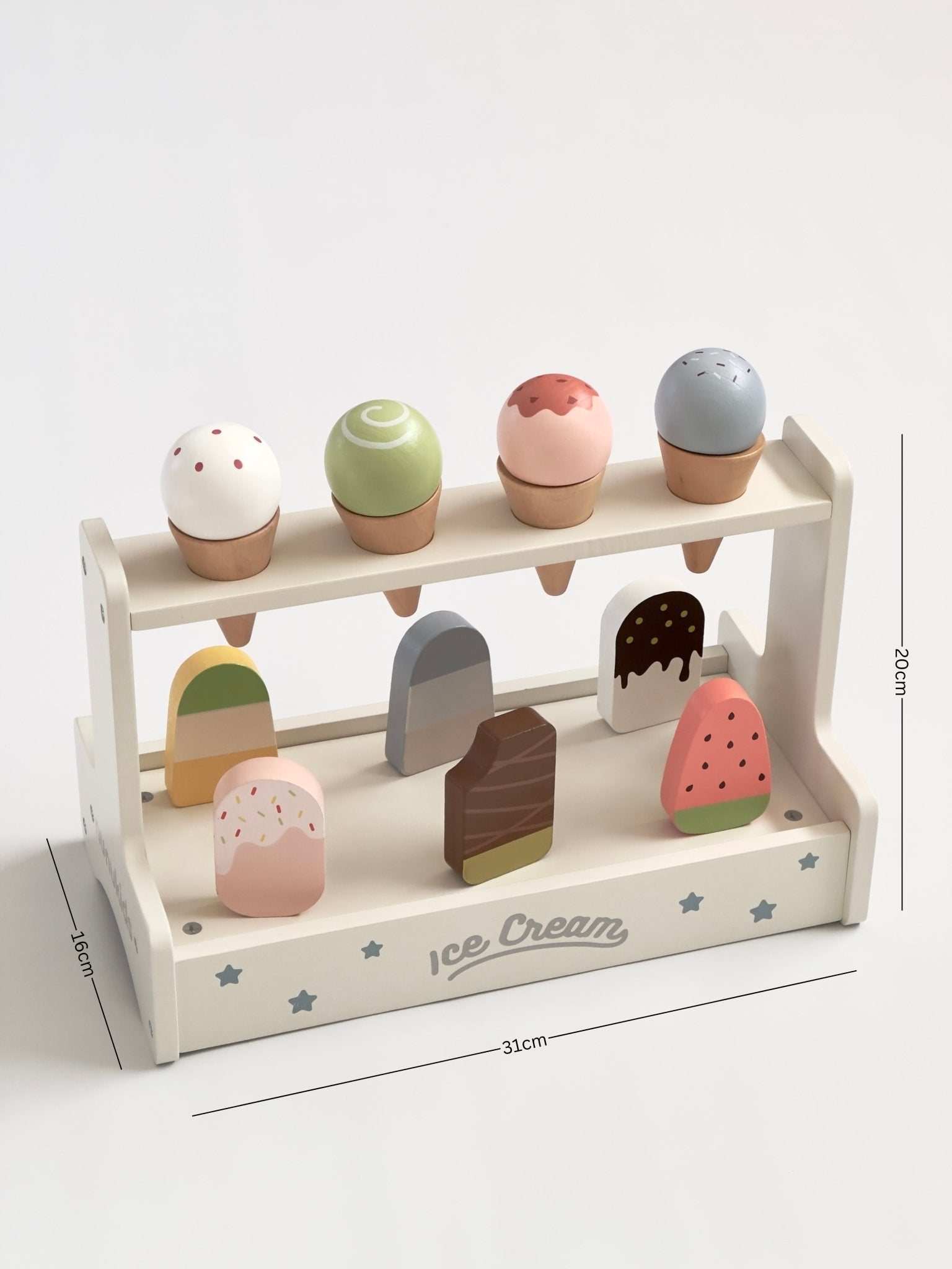 Wooden Ice Cream Stand Play set