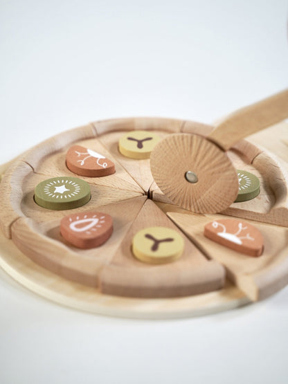 Wooden Pizza Playset