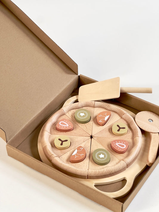 Wooden Pizza Playset