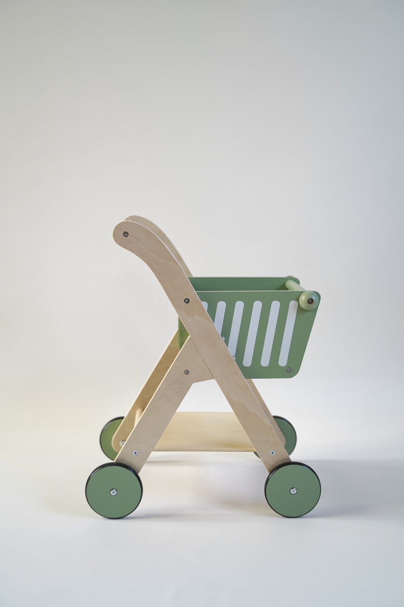 Wooden Shopping Trolley