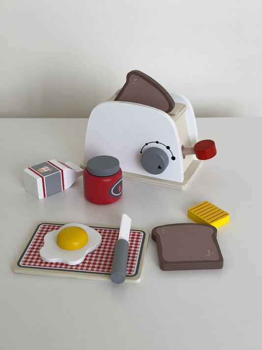 Wooden Toaster Play Set