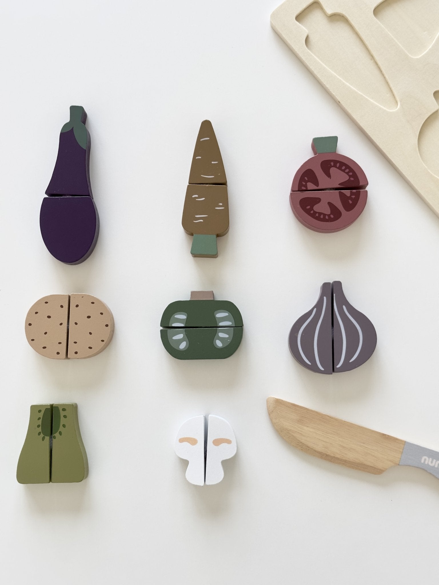 Wooden Cutting Vegetable Set – Giggle Giggle